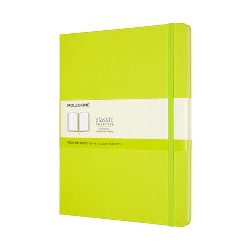 Moleskine Notebook XL Plain Hard Lemon Green
